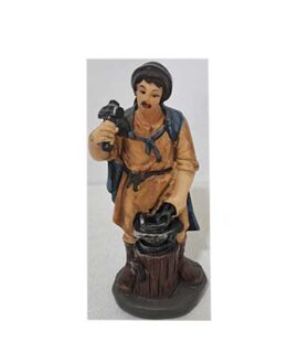 Personaggio presepe FABBRO CON MARTELLO