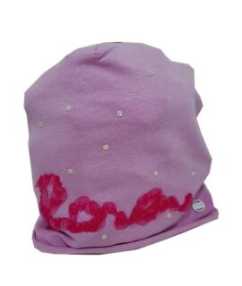 Cappello bimba con scritta LOVE