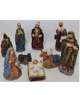 Natività per presepe in resina 9 cm