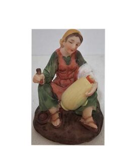 Personaggio presepe DONNA CHE DIPINGE VASI