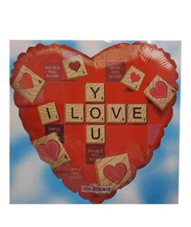 Pallone I LOVE YOU scarabeo