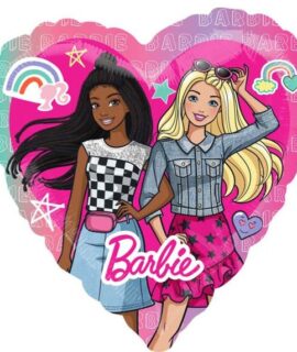 Pallone cuore BARBIE per festa