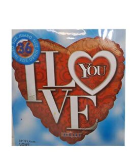 Pallone Cuore I love you con ghirigori