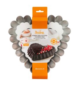 Stampo cuore decorato Decora