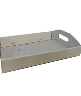 Cesto in cartone avorio 300x220x45 mm