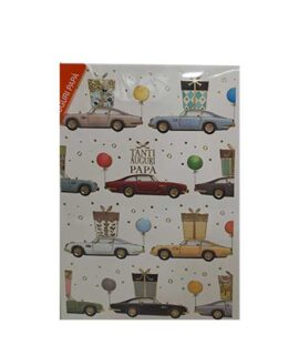 Biglietto papà con auto