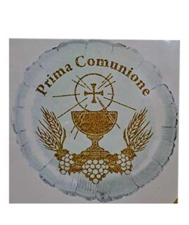 Pallone COMUNIONE con scritta ORO