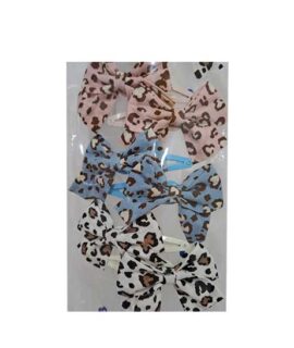 Clic clac con fiocco leopardato