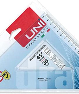 Squadra ARDA Linea UNI 45° 30 cm