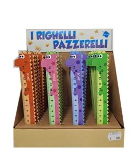 I righelli pazzerelli RIGA coccodrillo in legno