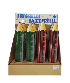 I righelli pazzerelli RIGA matita in legno