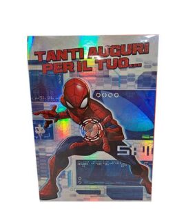 Biglietto compleanno SPIDER MAN