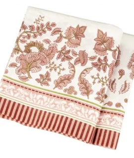 Tovaglia effetto tessuto Decoro Rosa Givi Italia