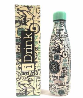 Borraccia in acciaio BICICLETTA 500 ml I-Drink I-TOTAL