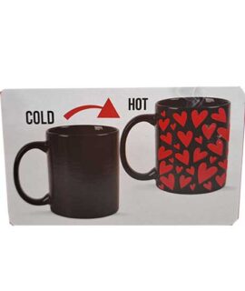 Tazza cambia colore CUORI ROSSI I-TOTAL