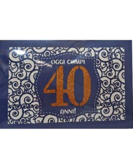 Biglietto 40 anni pop-up
