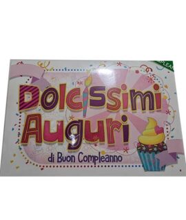 Biglietto compleanno pop up DOLCI