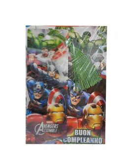 Biglietto compleanno AVENGERS con segnalibro