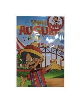 Biglietto compleanno musicale PINOCCHIO
