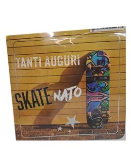 Biglietto auguri musicale skate