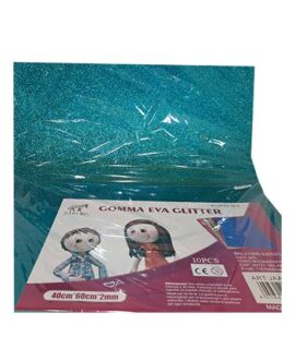 Gomma Eva glitterata tiffany