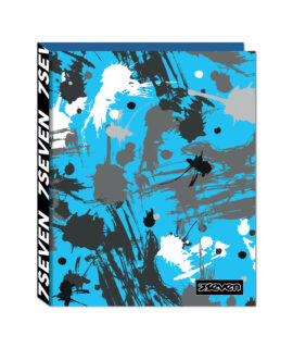 Raccoglitore Seven astratto blu