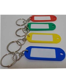 Portachiavi con targhetta portanome