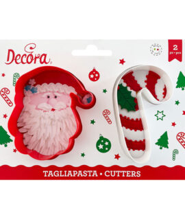 Tagliapasta Babbo Natale e Candy Cane Decora