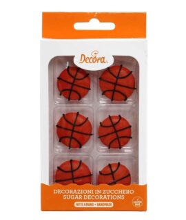 Palloni da basket in zucchero DECORA