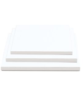 Cake board-Sottotorta bianco quadrato DECORA