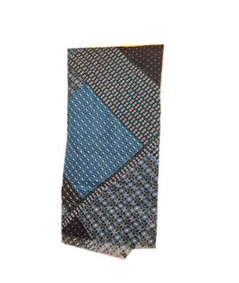 Pashmina UOMO Basile fantasia blu/azzurra