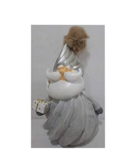 Babbo Natale grigio con pon pon