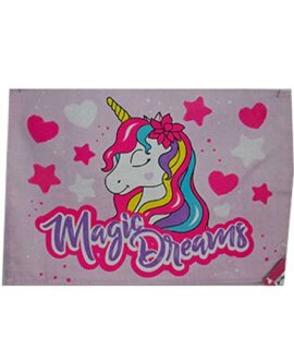 Tovaglia colazione/merenda UNICORNO in tessuto