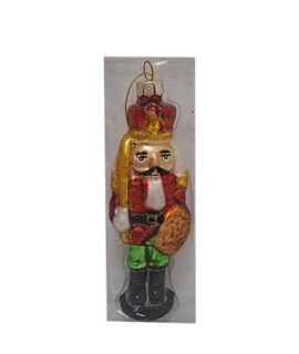 Addobbo natalizio SCHIACCIANOCI rosso/verde