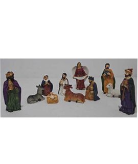Natività per presepe in resina 7.5 cm