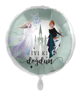 Pallone FROZEN buon compleanno 2