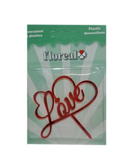 Topper LOVE rosso