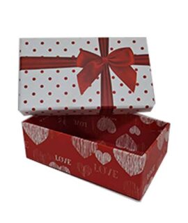 Scatola regalo con scritte LOVE