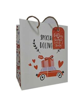 Busta regalo SAN VALENTINO con auto