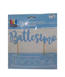 Topper BATTESIMO celeste