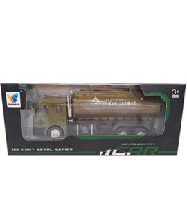 Camion giocattolo con cisterna militare