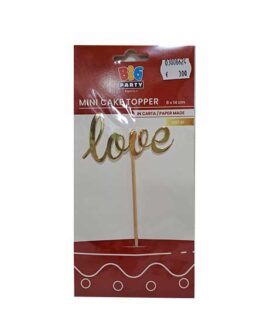 Topper LOVE oro