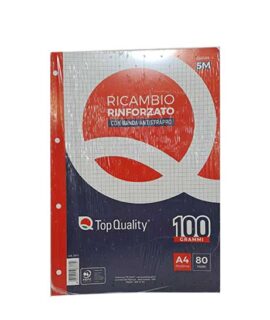 Ricambi rinforzati TOP QUALITY 5M = quadretti senza margine