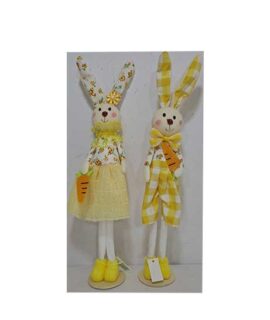 Coniglietti gialli su base