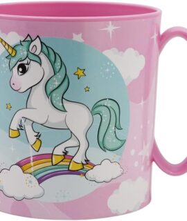 Tazza UNICORNO in plastica per microonde