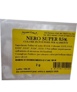 Colorante in polvere NERO SUPER 85% Color Cake