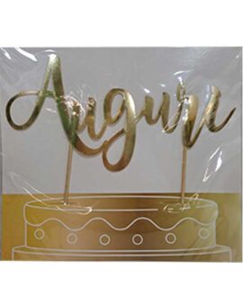 Topper AUGURI oro
