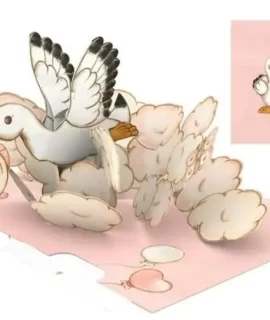 Biglietto auguri THUN NASCITA LEI Origamo