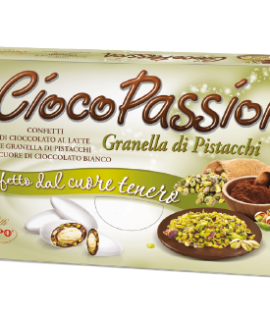 Confetti CRISPO Cioco Passion Granella di Pistacchio BIANCO
