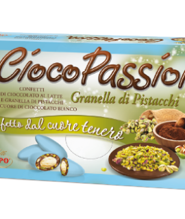Confetti CRISPO Cioco Passion Granella di Pistacchio CELESTE